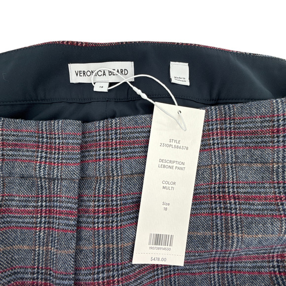 VERONICA BEARD Lebone Plaid Pant 18|XXL - Picture 6 of 11